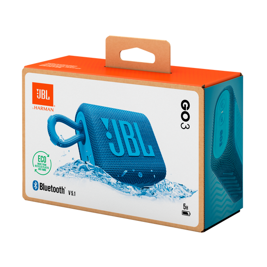 JBL GO 3 – Enceinte Bluetooth portable et légère, aux basses intenses et au style audacieux - cadeau homme