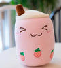 Peluche Kawaii Bubble Tea Rose