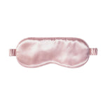 Masque pour les yeux de sommeil en soie pure rose