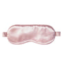 Masque pour les yeux de sommeil en soie pure rose