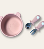 Set de couverts pour enfants rose