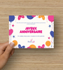 Carte Joyeux anniversaire