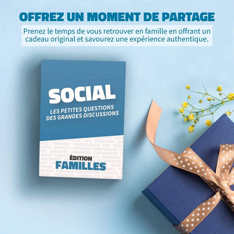 Jeu de cartes déclencheur de discussions : SOCIAL Famille