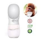 Gourde portable pour Chien et Chat blanche
