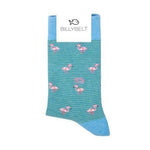 Chaussettes en coton - Flamant rose (Taille: Taille unique : 41 / 46)